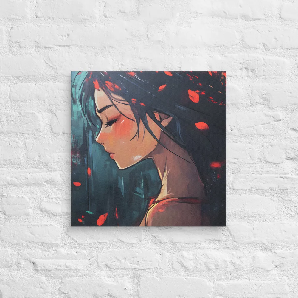 Whispers of Melancholy | Canvas | 18″×18″