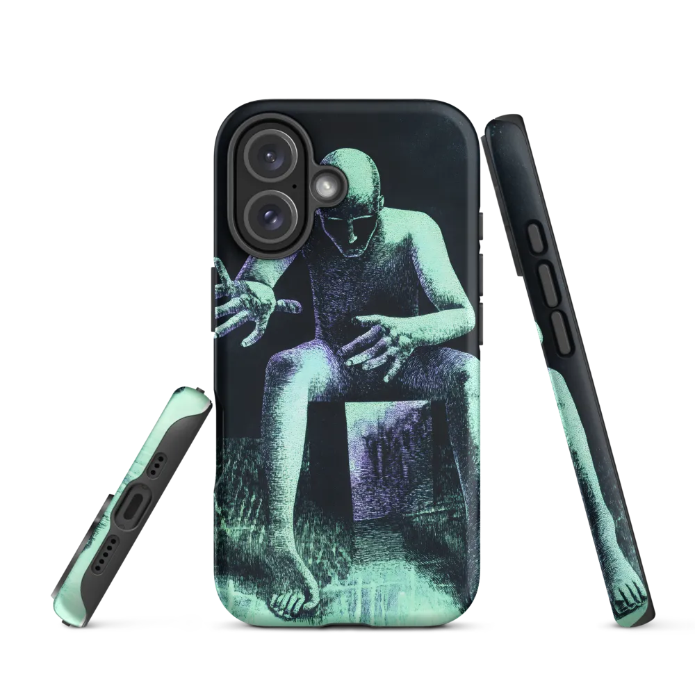 Contemplative Silence | Phone Case |  16 | Tough Case | Matte