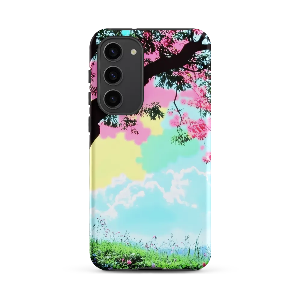 Pastel Dreams: A Surreal Tree Landscape