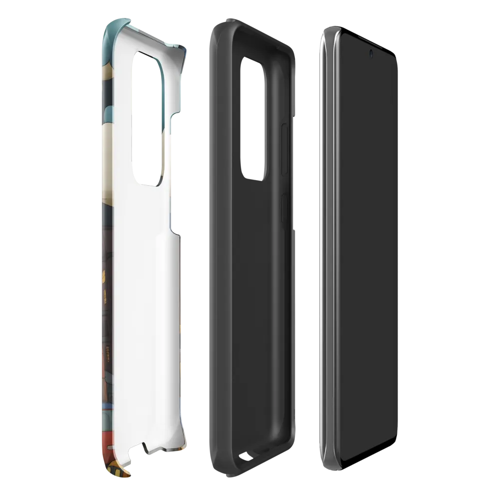 Urban Symphony: A City Awakens at Dusk | Phone Case |  S20 Ultra | Tough Case | Glossy