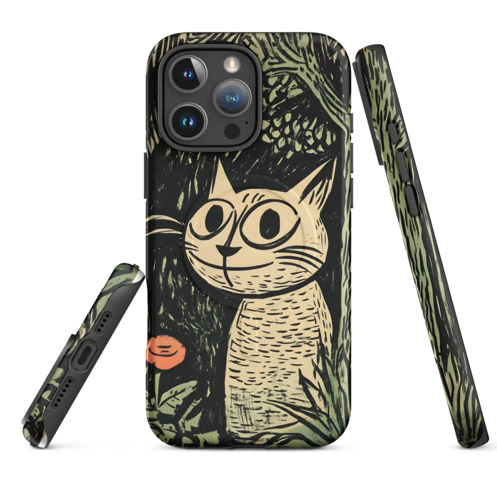 Whimsical Cat in the Forest