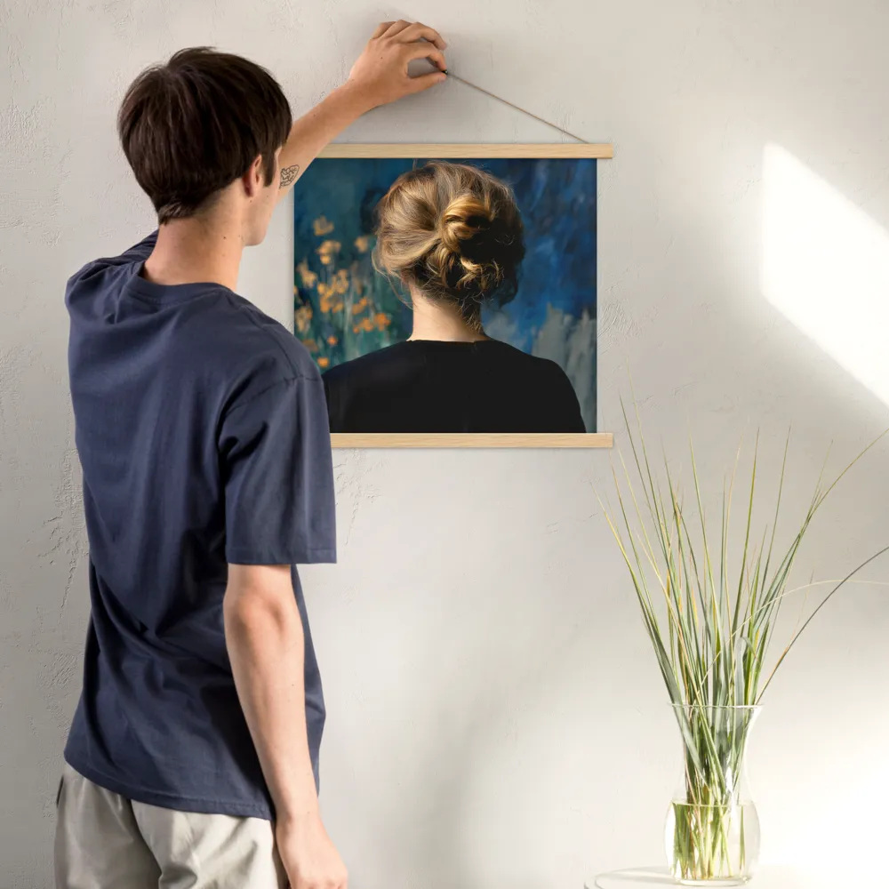 Whispers of Tranquility | Poster With Oak Wood Hanger | 18″×18″