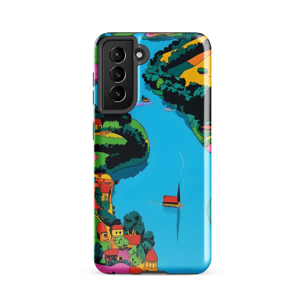 Whimsical River Landscape