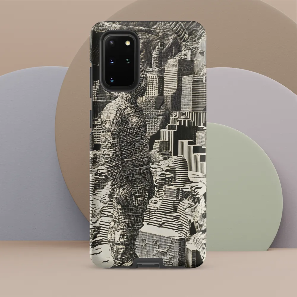 Contemplation in an Abstract Landscape | Phone Case |  S20 Plus | Tough Case | Matte