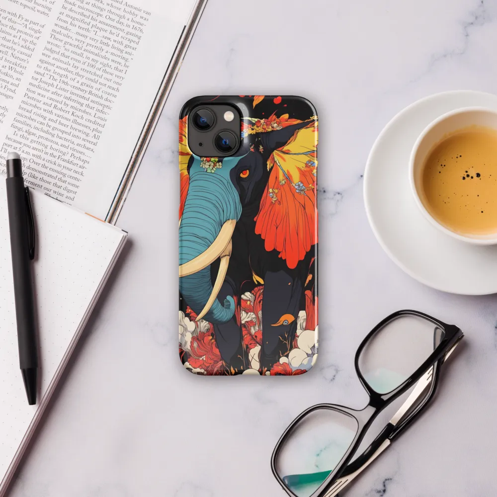 Majesty of the Floral Elephant | Phone Case |  14 Plus | Snap Case | Glossy