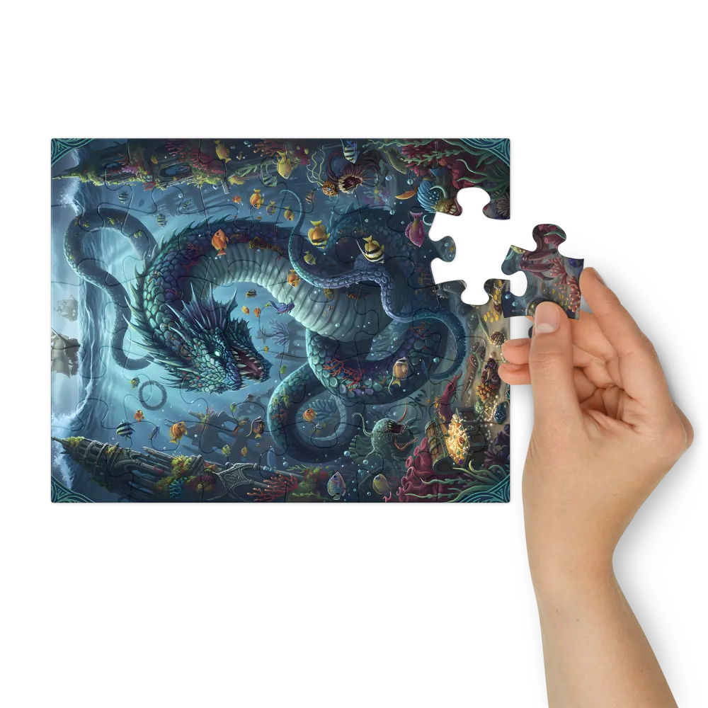 Leviathan's Hoard 
 Jigsaw Puzzle in Tin Box