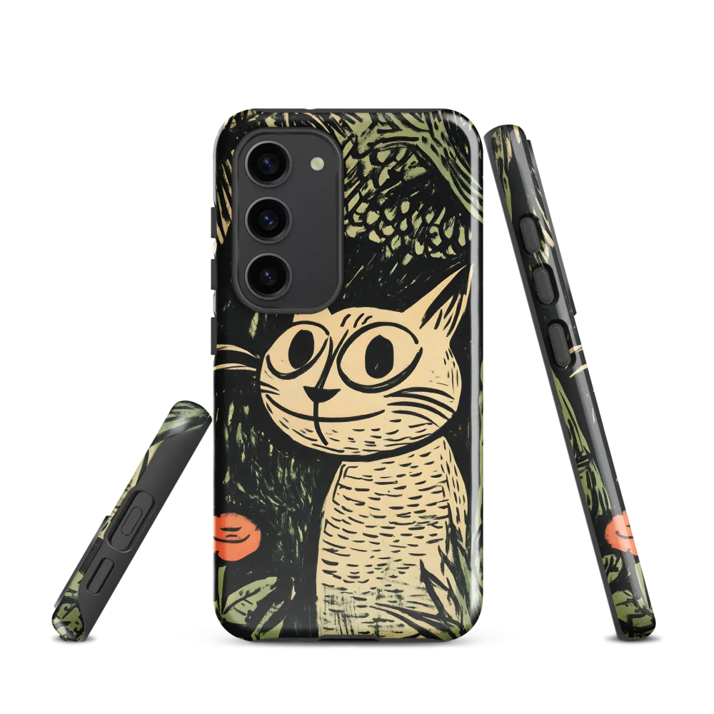 Whimsical Cat in the Forest
