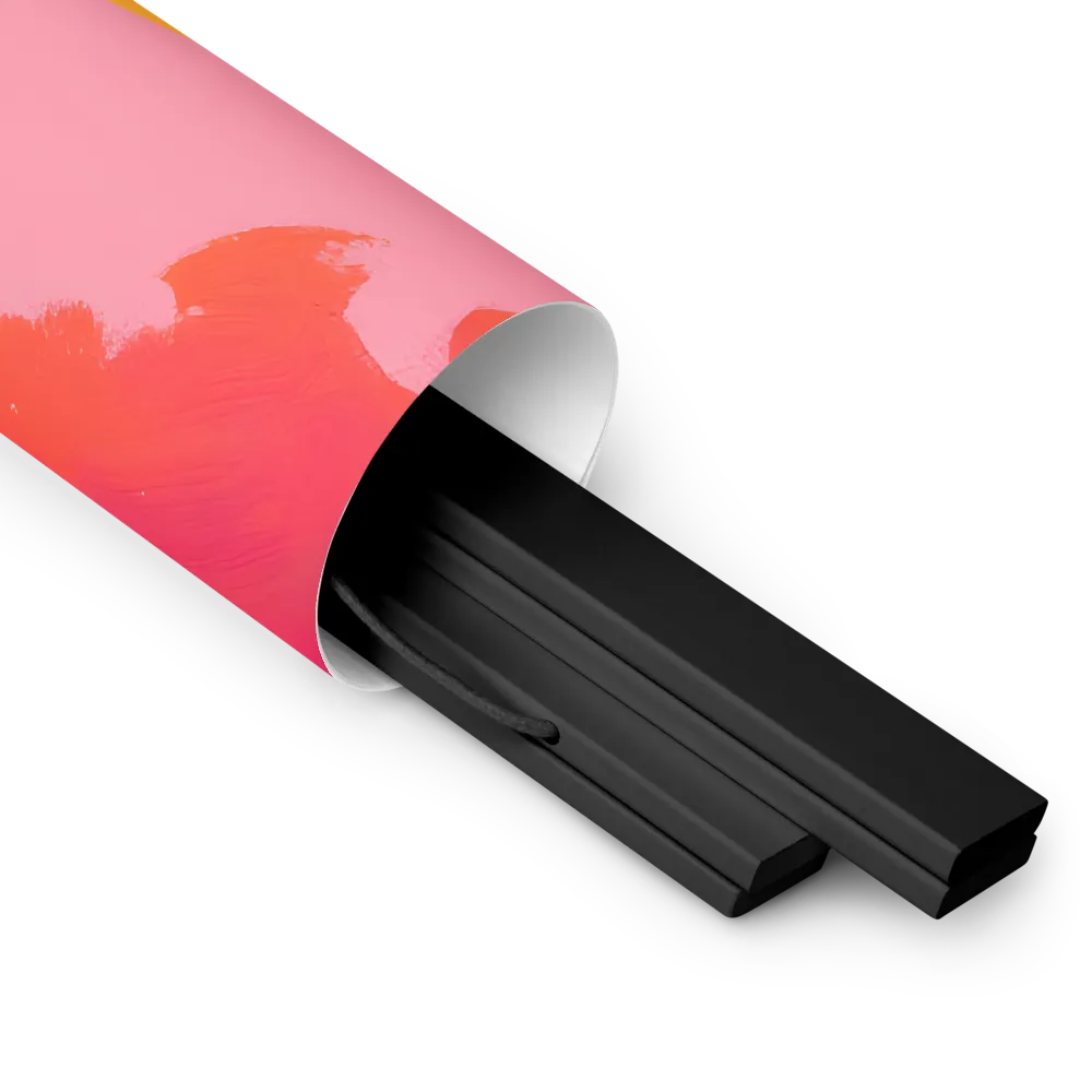 Whispers of the Sun | Poster With Black Wood Hanger | 18″×18″
