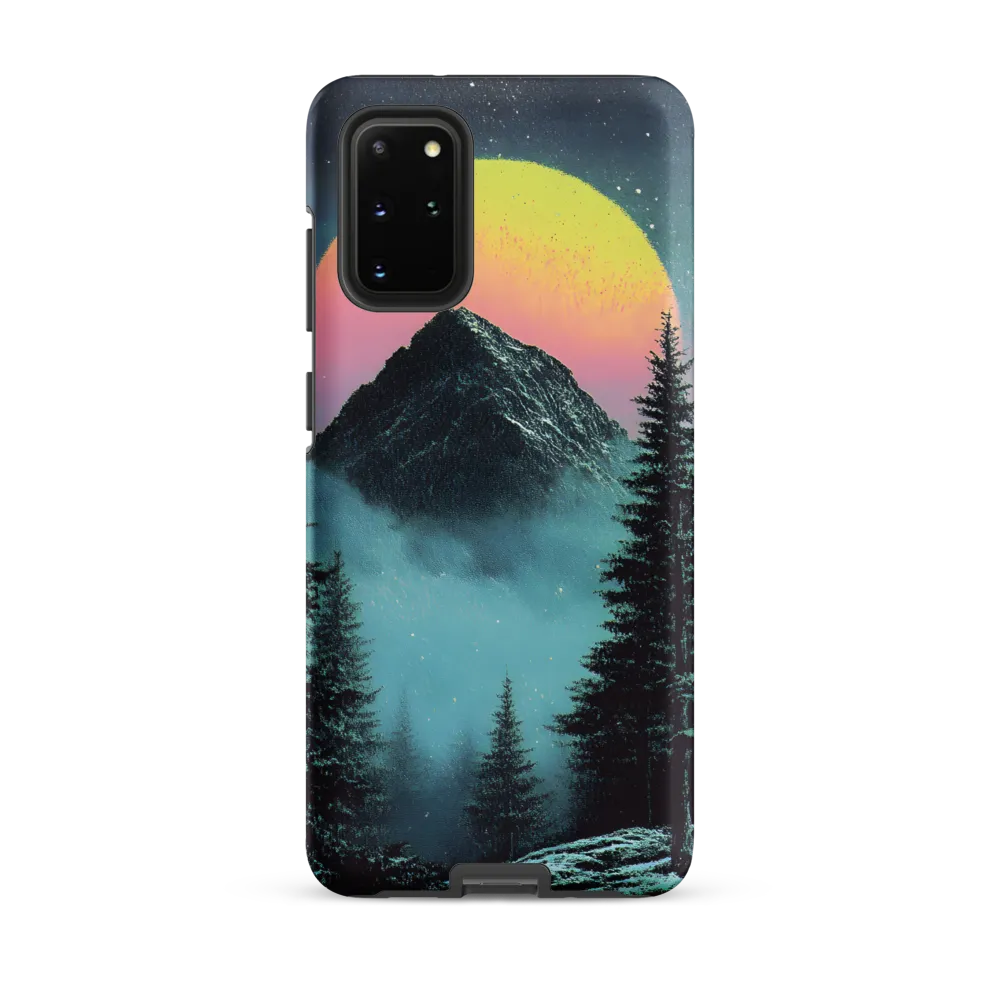 Ethereal Peaks Under Celestial Lights