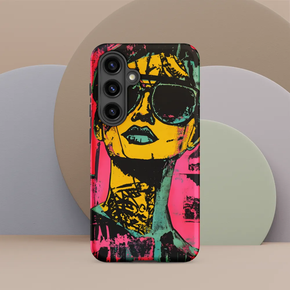 Confident Portrait in Neon Colors
