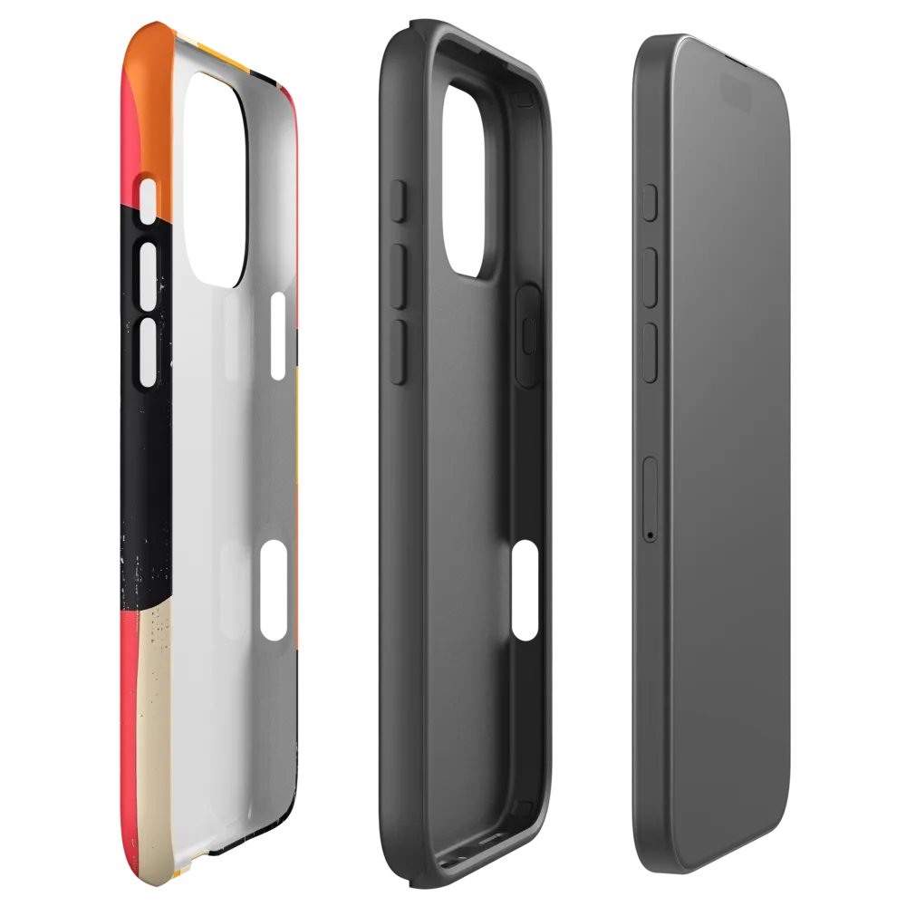 Colorful Curves: Numbers in Harmony | Phone Case |  16 Pro Max | Tough Case | Matte