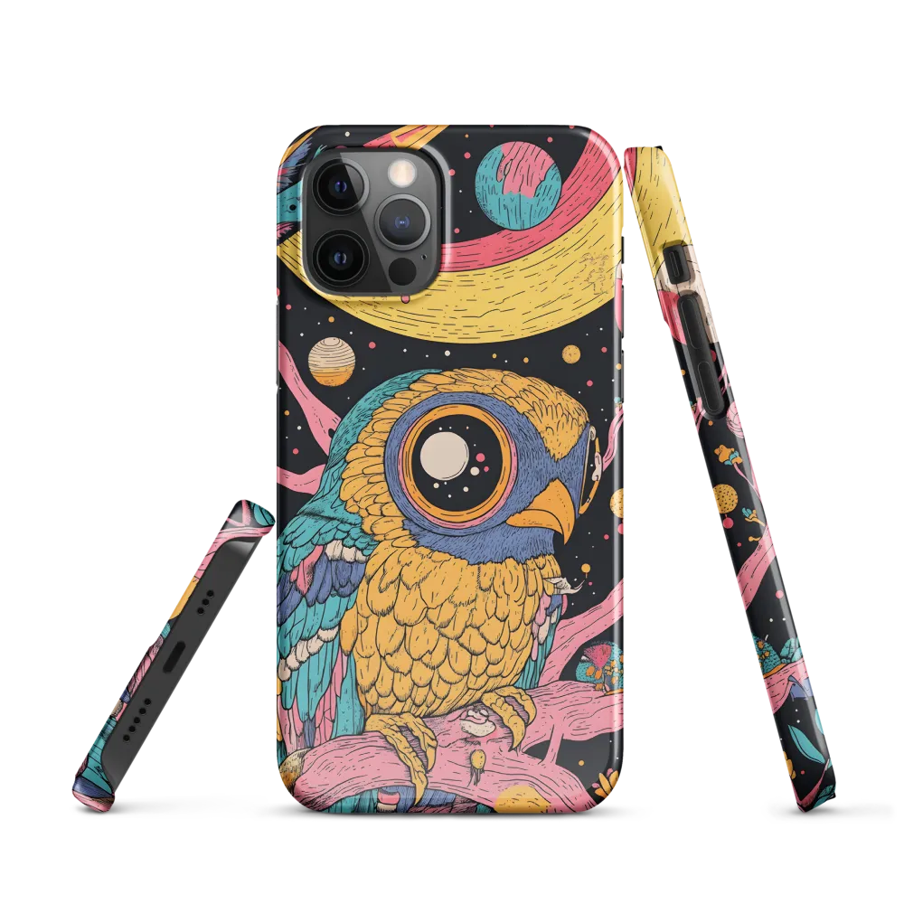 Whimsical Cosmic Owl | Phone Case |  12 Pro | Snap Case | Glossy