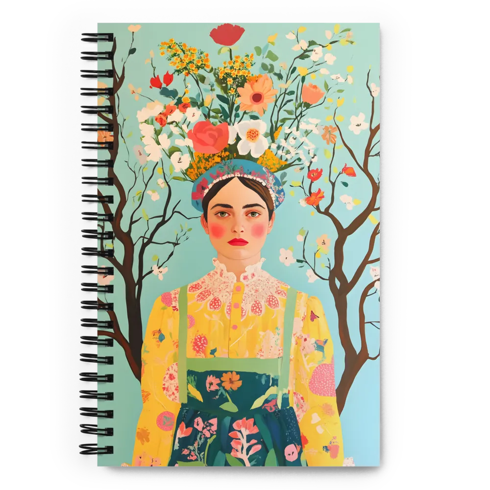 Blooming Portrait of Nature | Spiral Notebook