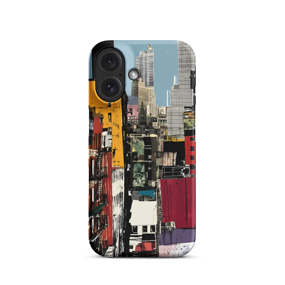 Urban Collage: A Vivid Cityscape | Phone Case |  16 | Snap Case | Matte