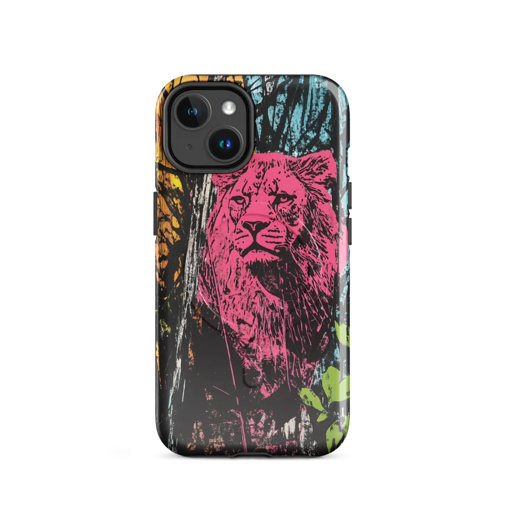 Fierce Vibrance: The Pink Lion