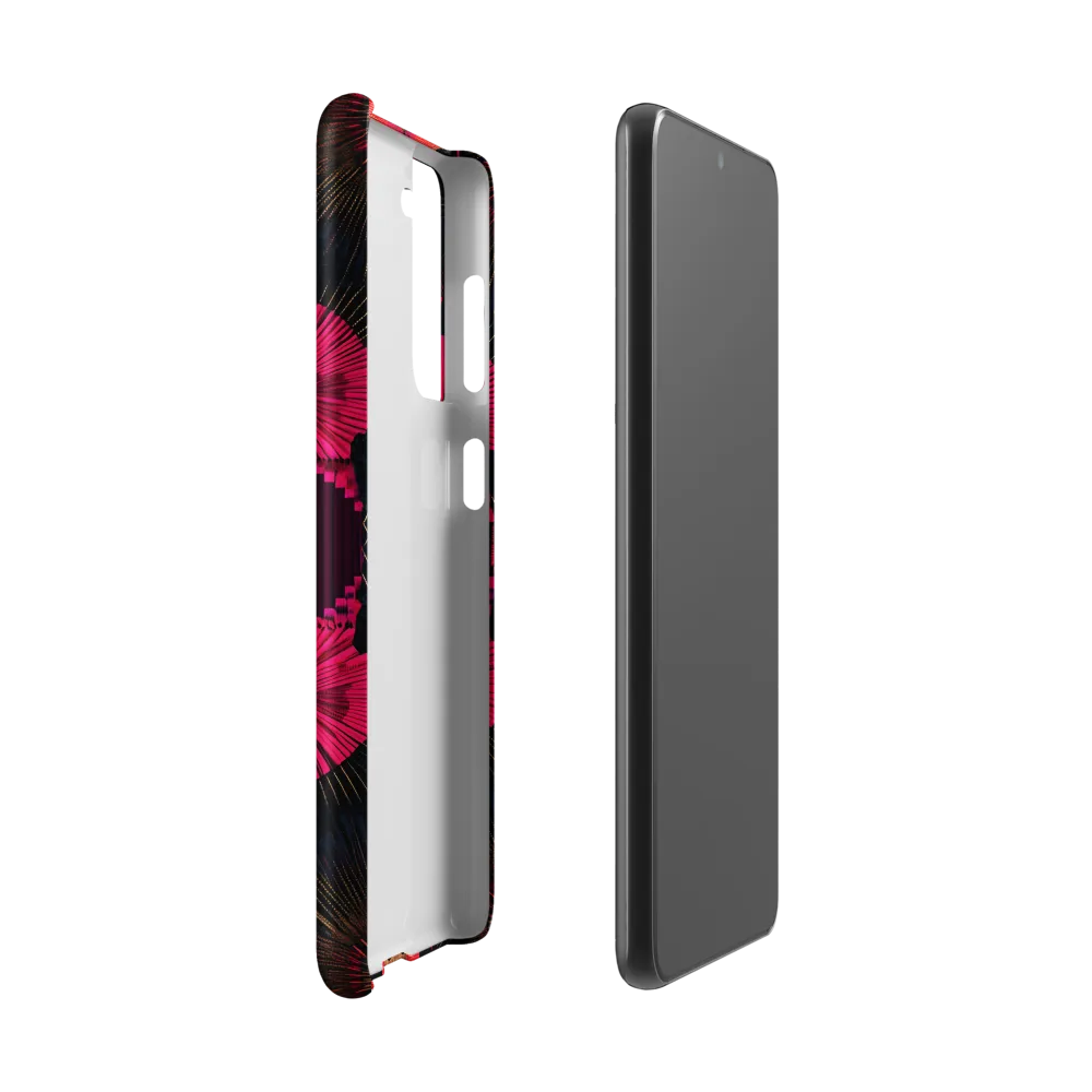 Dynamic Geometric Symphony | Phone Case |  S21 | Snap Case | Matte