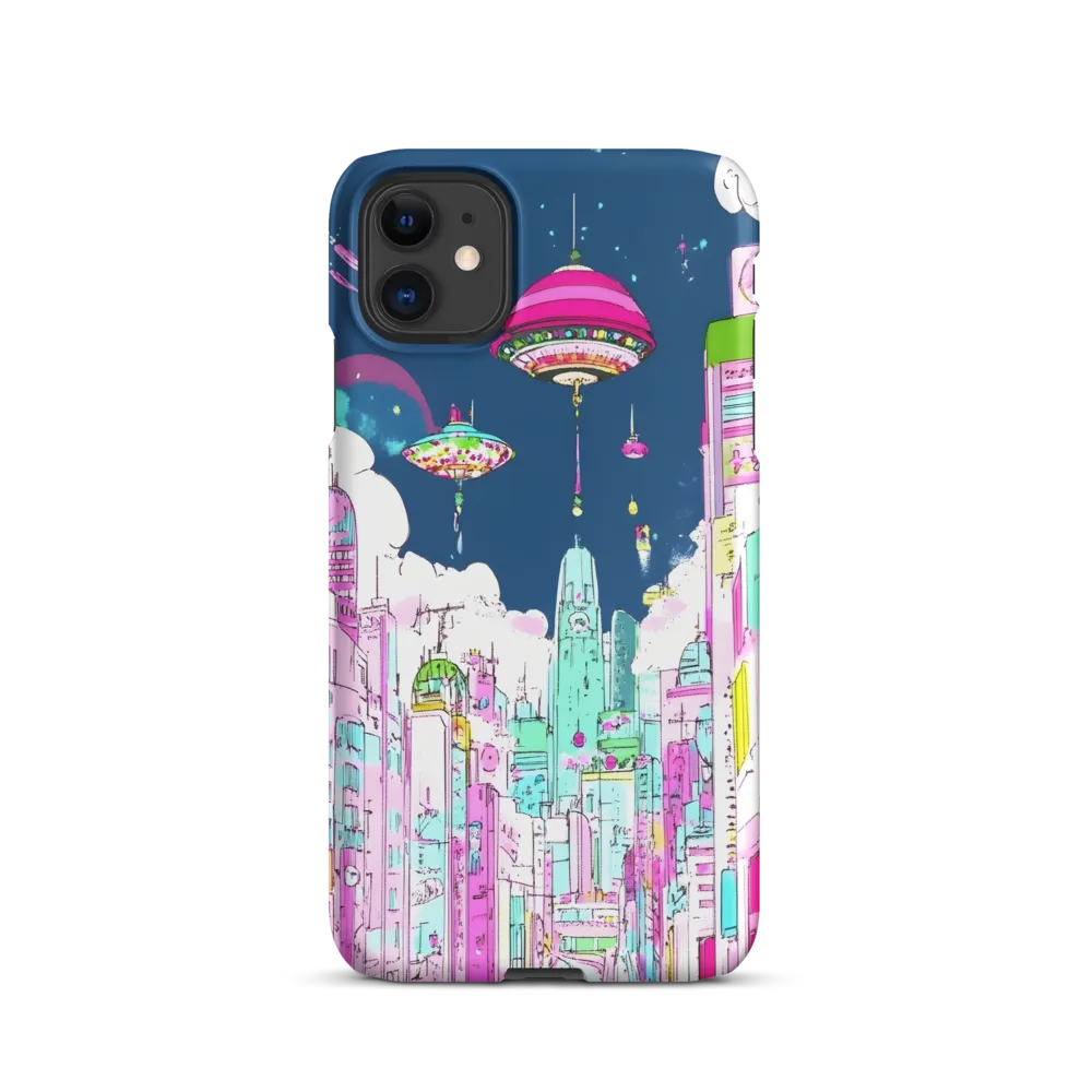 Futuristic Cityscape with Floating Structures