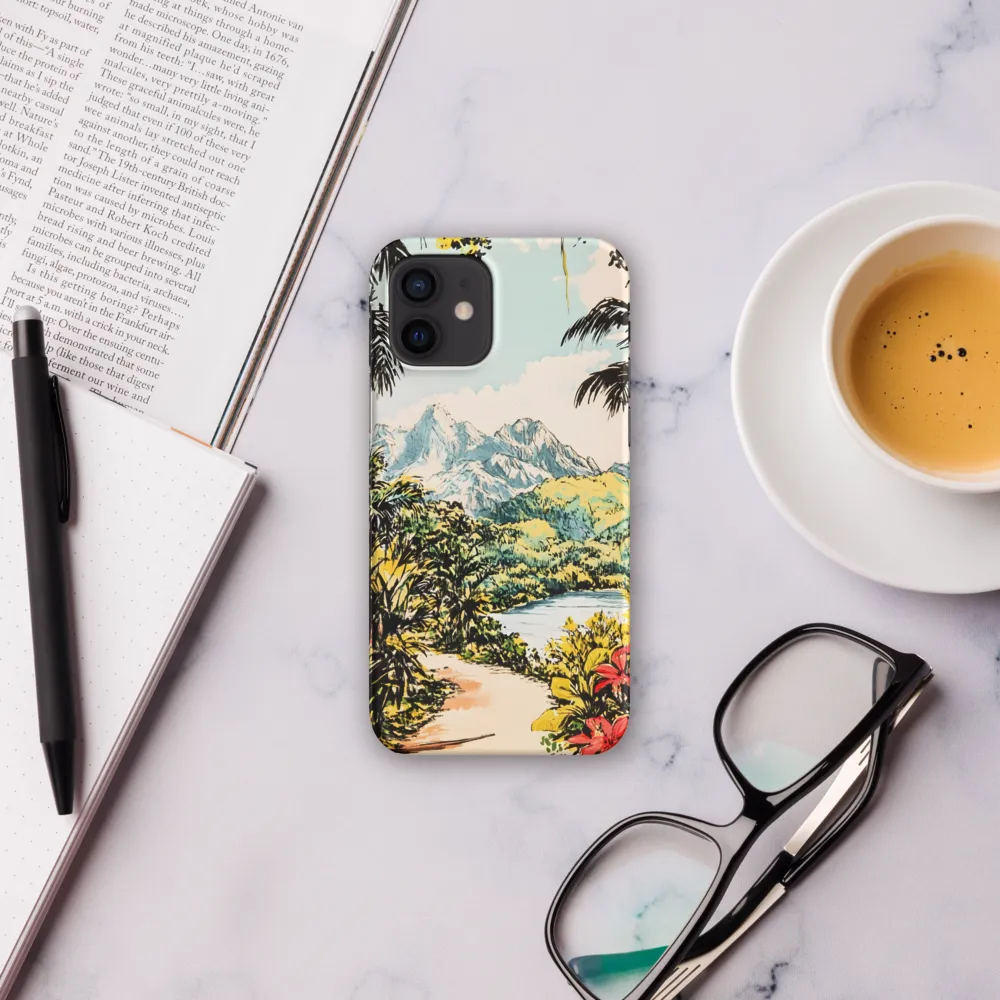 Tropical Serenity | Phone Case |  12 | Snap Case | Matte