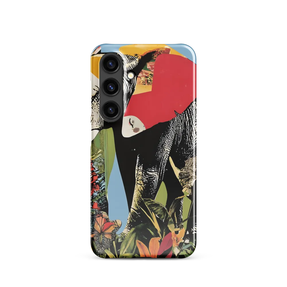 Harmony of Nature: The Elephant's Embrace | Phone Case |  S24 | Snap Case | Glossy