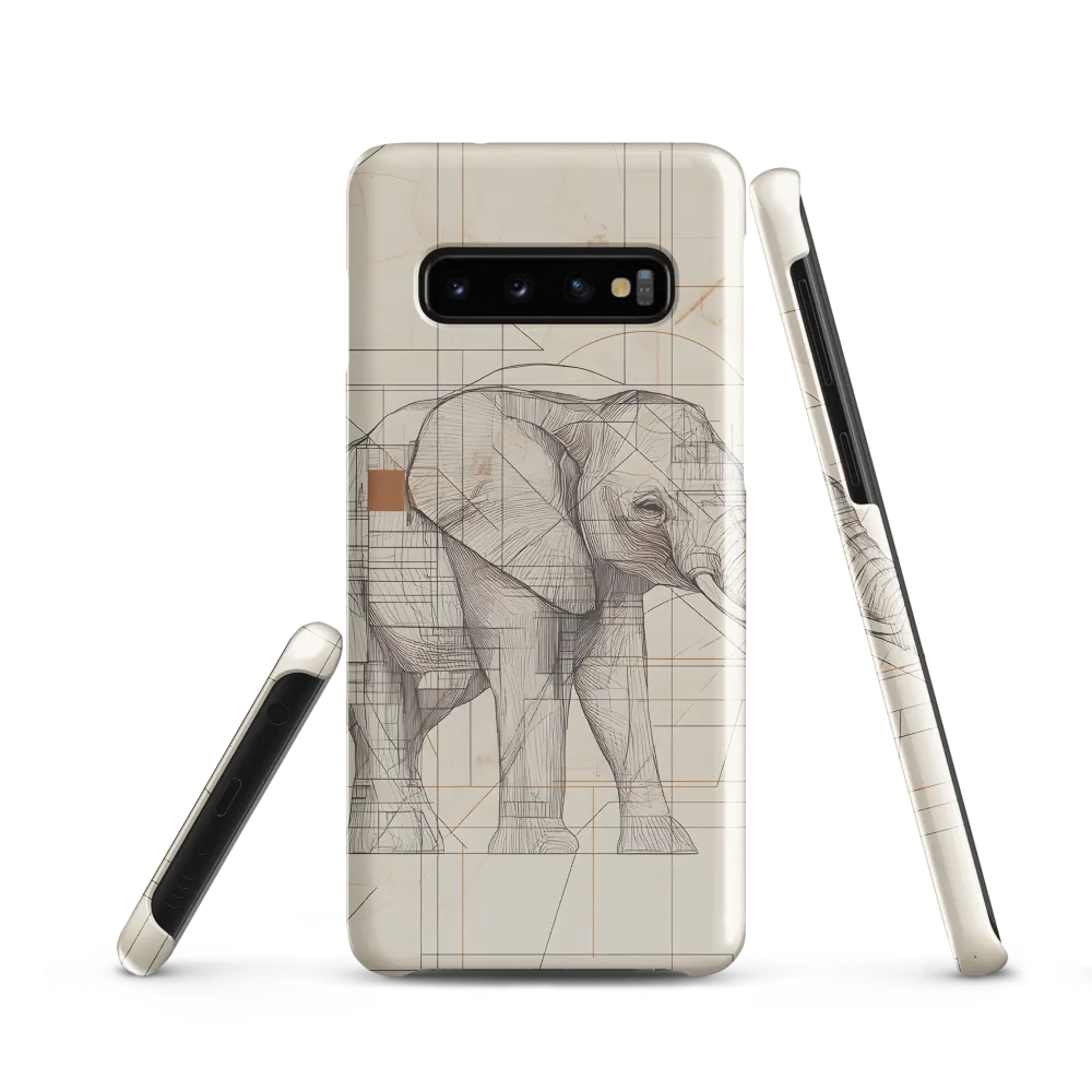 Geometric Elegance: The Steel Elephant