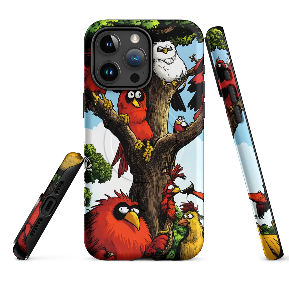 Whimsical Avian Gathering