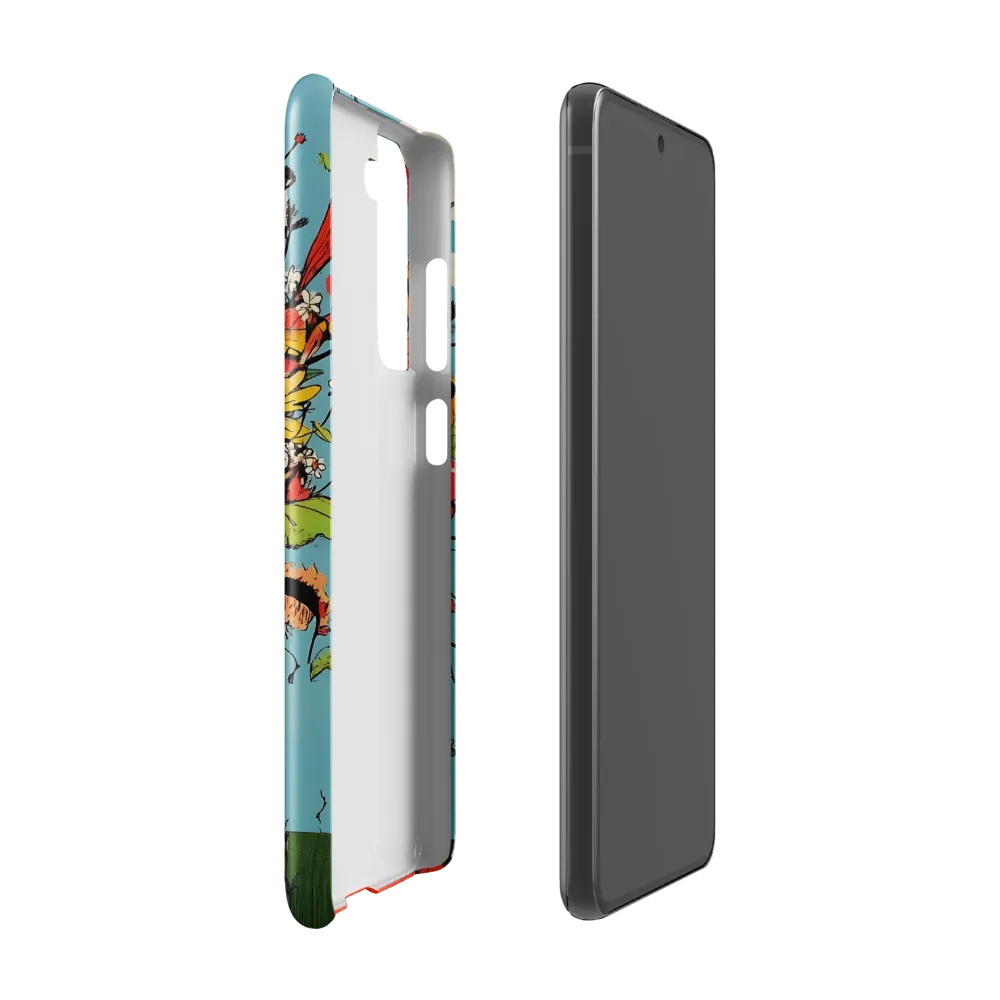 Whimsical Bloom | Phone Case |  S21 FE | Snap Case | Glossy