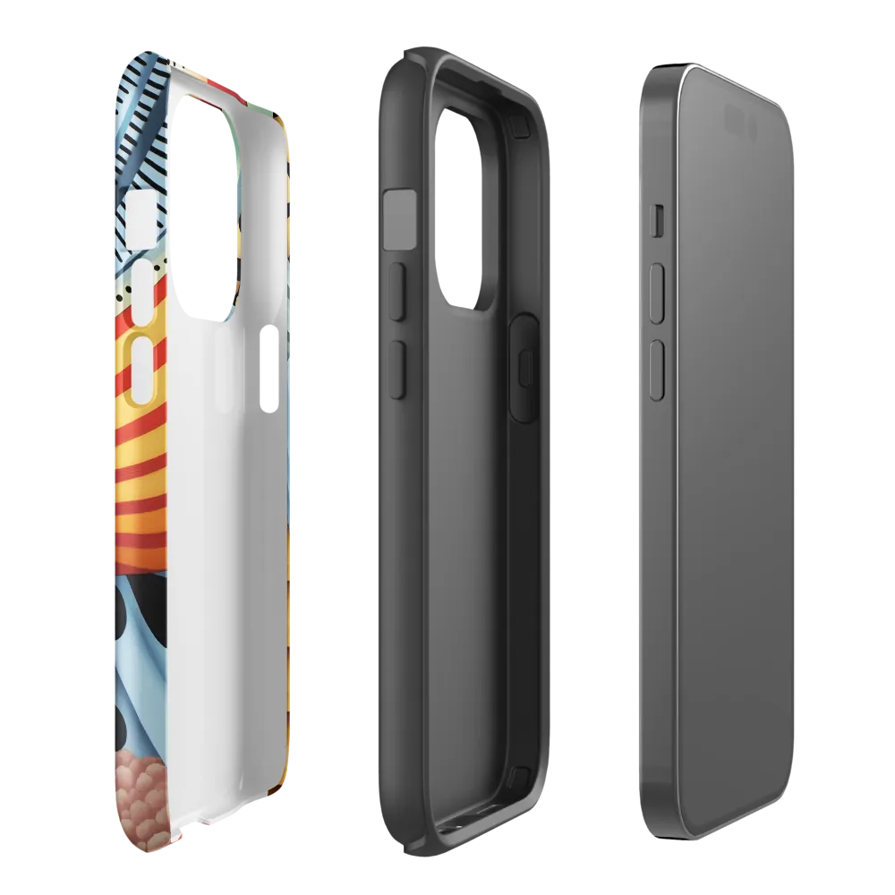 Symphony of Shapes | Phone Case |  14 Pro | Tough Case | Glossy