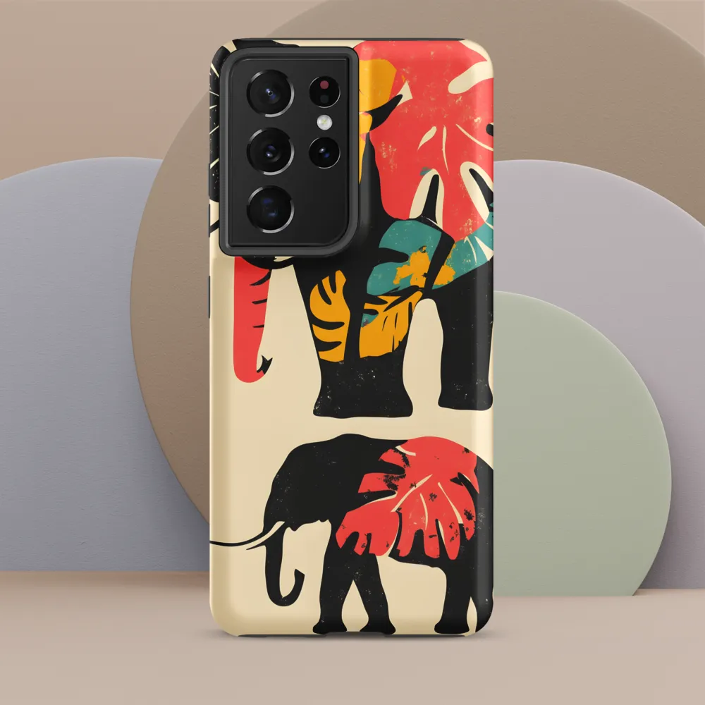 Tropical Elegance: The Elephant's Dance