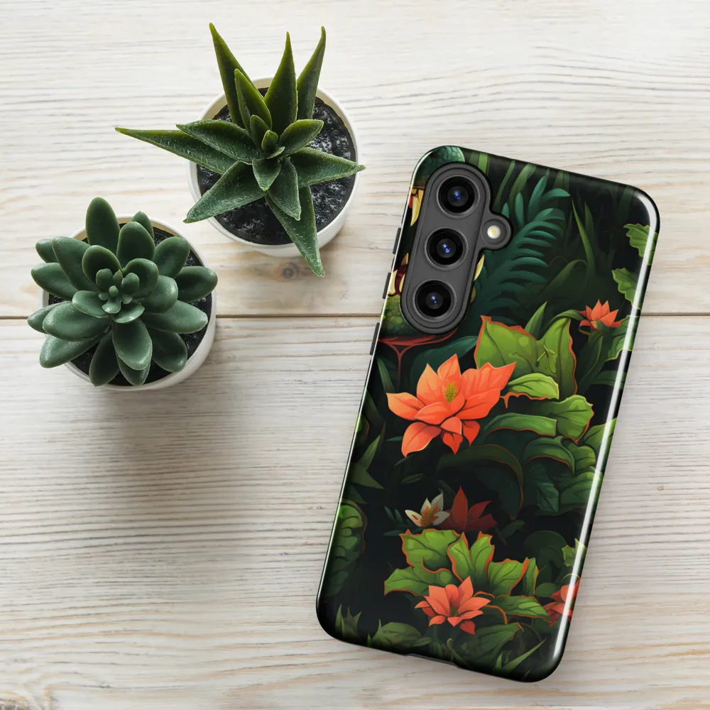 Into the Lush Unknown | Phone Case |  S24 Plus | Tough Case | Glossy