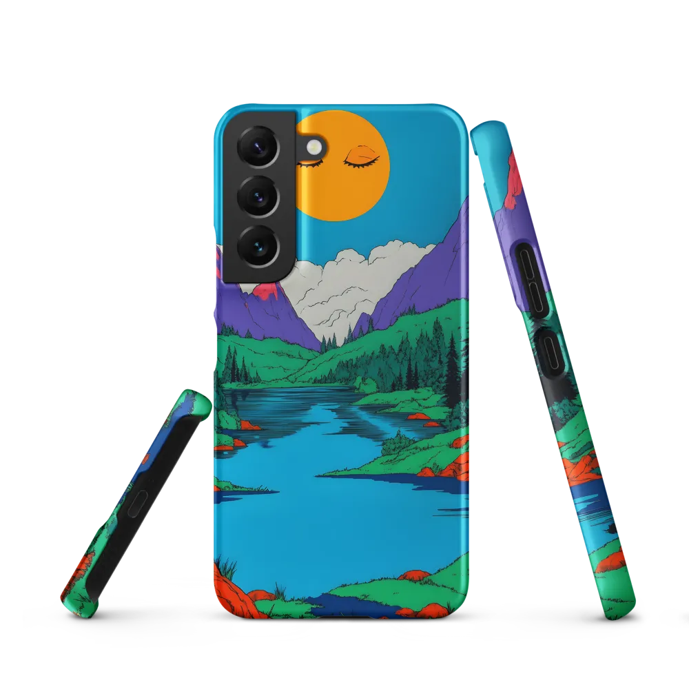 Whimsical Serenity in Vibrant Colors