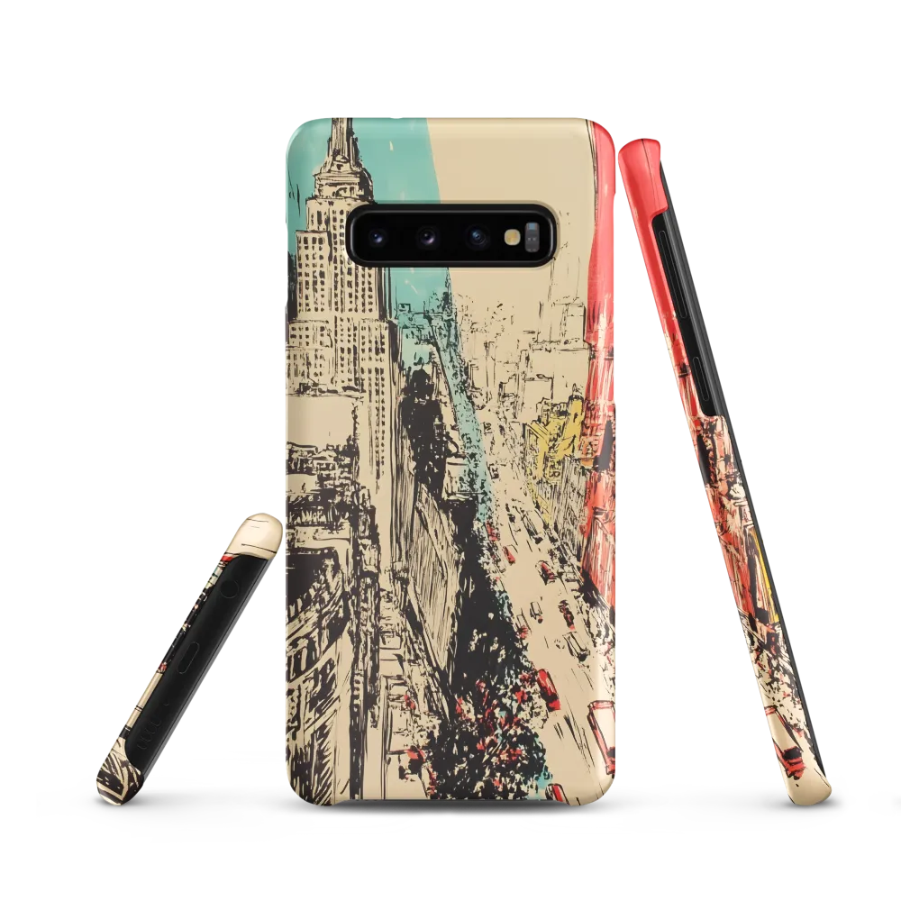 Dynamic Urban Symphony | Phone Case |  S10 | Snap Case | Matte