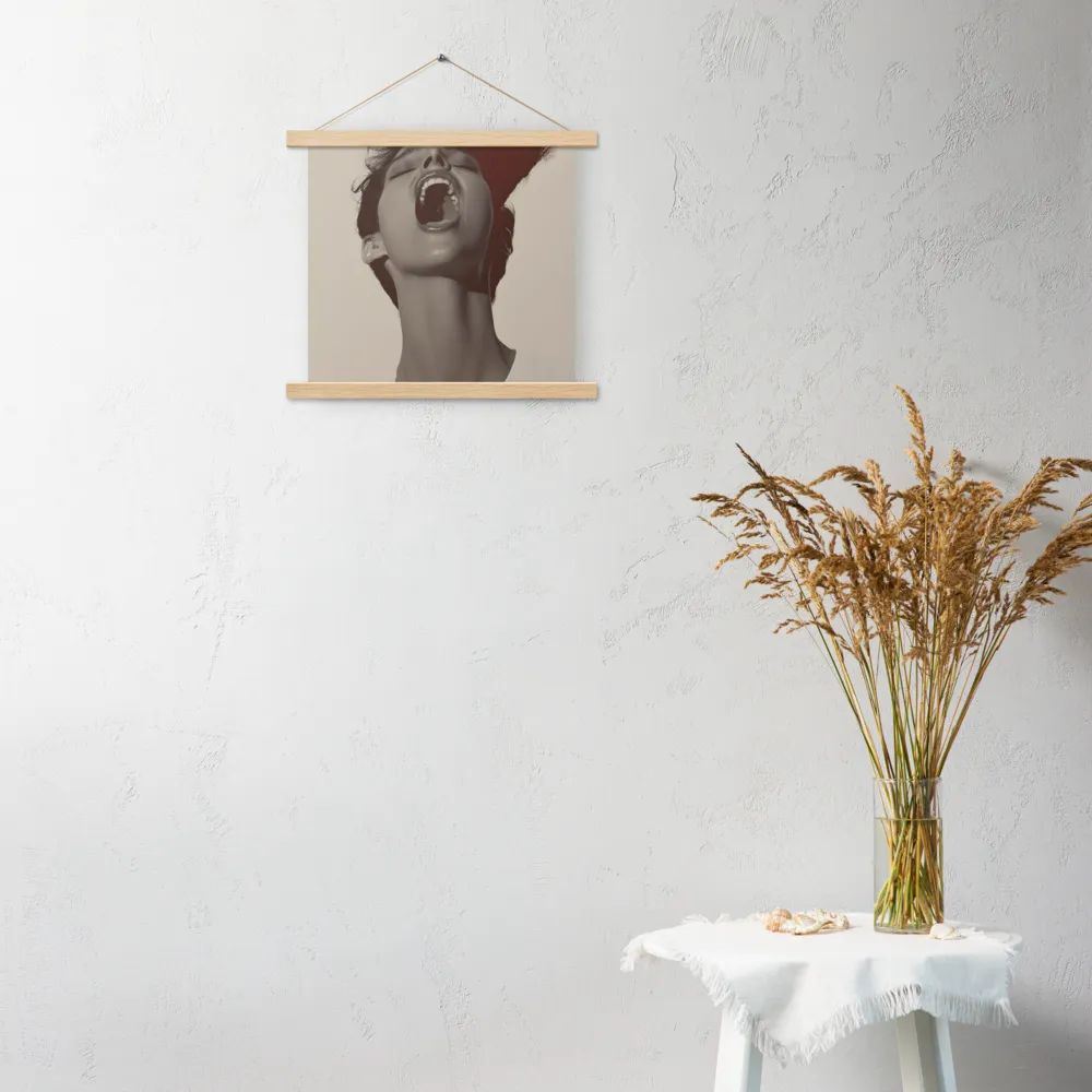 Echoes of Emotion | Poster With Oak Wood Hanger | 14″×14″