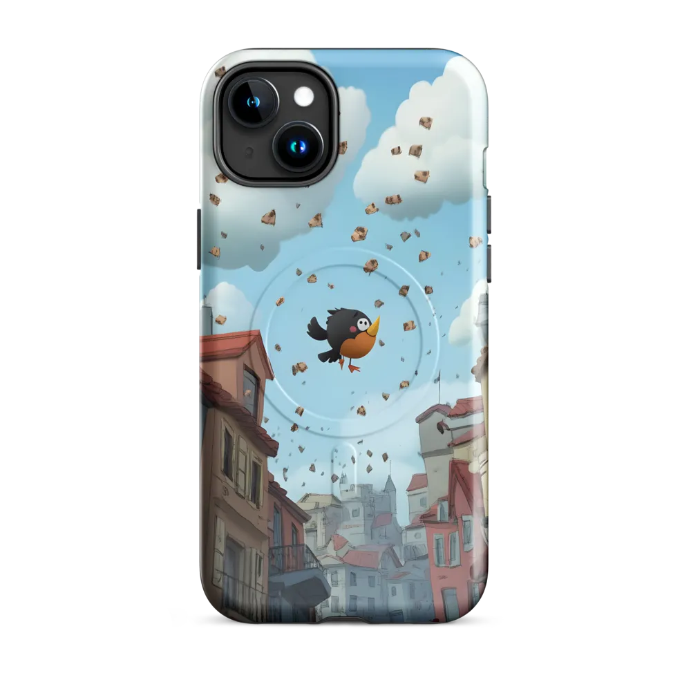 A Whimsical Flight Through Bread and Sky