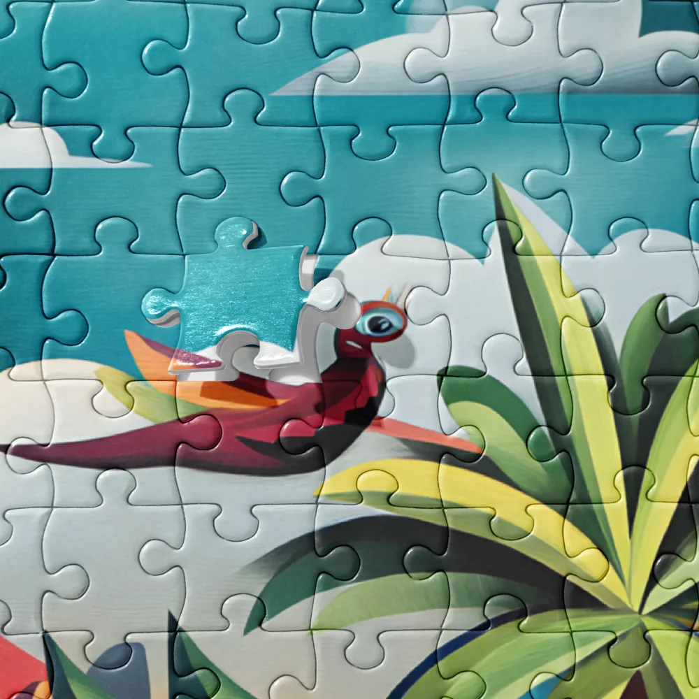 Whimsical Oasis | Jigsaw Puzzle | 252/520 pieces