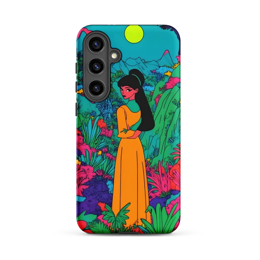 Ethereal Serenity in a Psychedelic Landscape