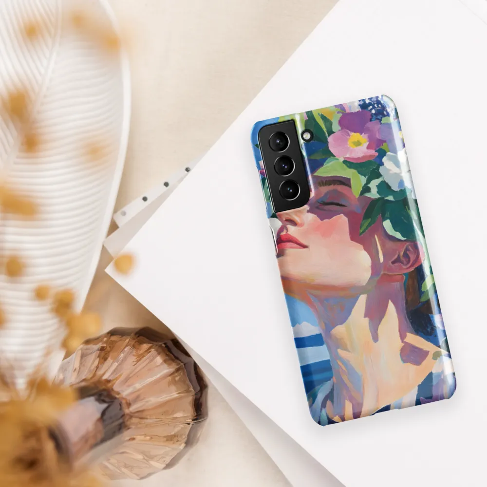 Blossom of Serenity | Phone Case |  S21 Plus | Snap Case | Glossy