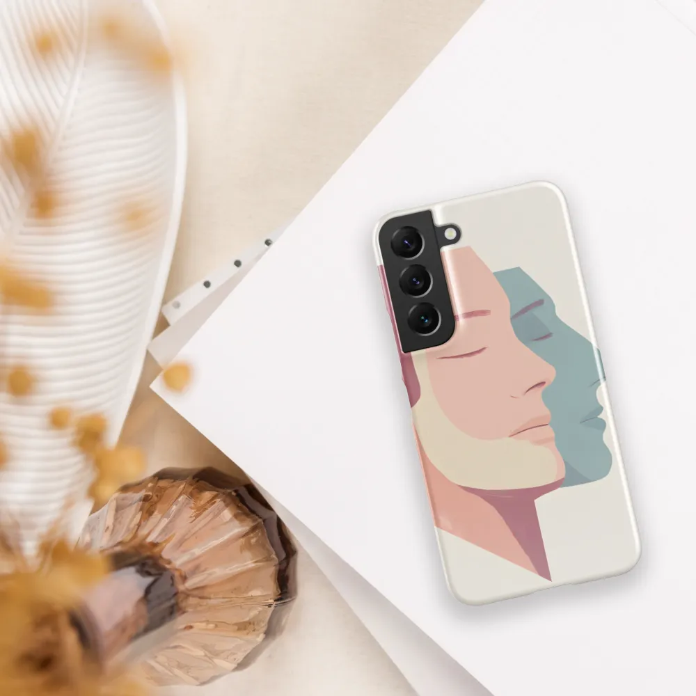 Dual Facets of Serenity | Phone Case |  S22 | Snap Case | Glossy