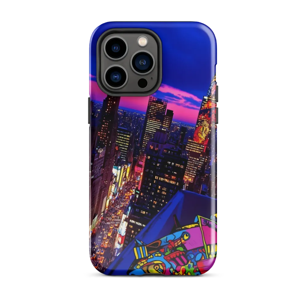 Neon Twilight: A City in Vibrance