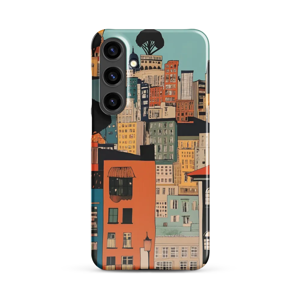 Urban Fusion: A Colorful Cityscape