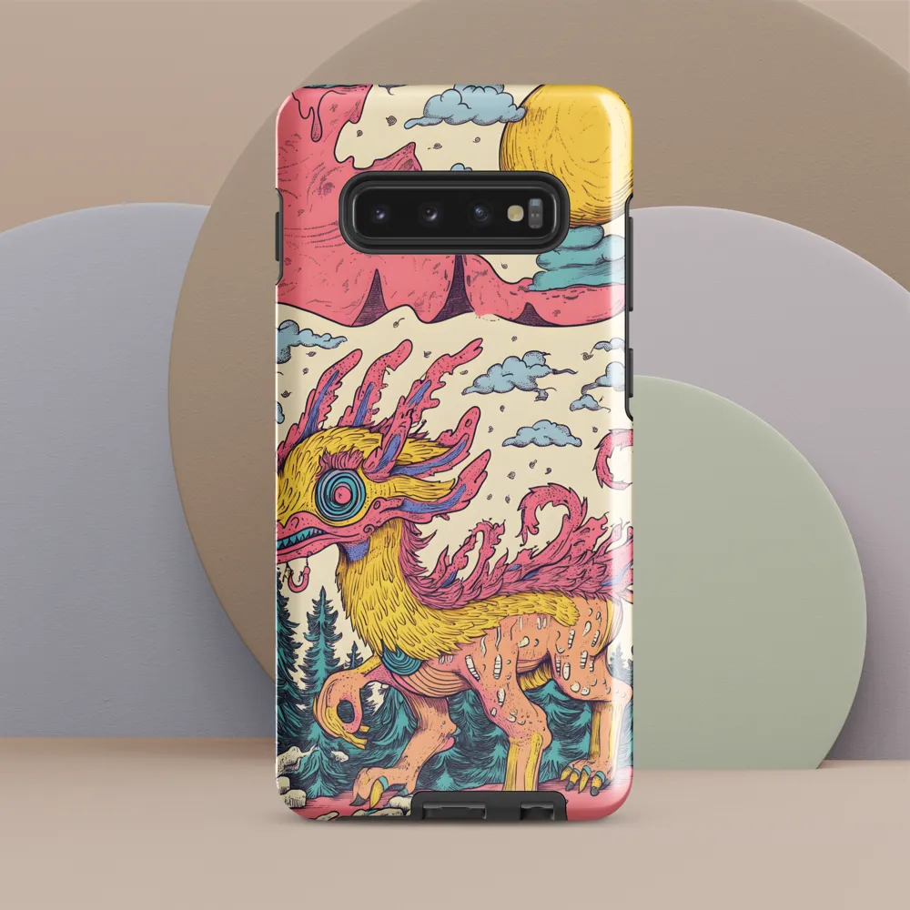 The Whimsical Beast | Phone Case |  S10 Plus | Tough Case | Glossy