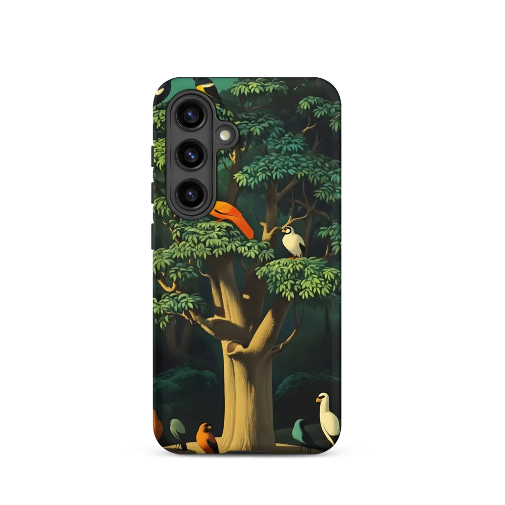 Harmony in Color: A Surreal Bird Symphony