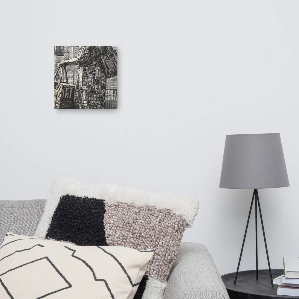 Urban Reflections: A Shopping Narrative | Canvas | 12″×12″
