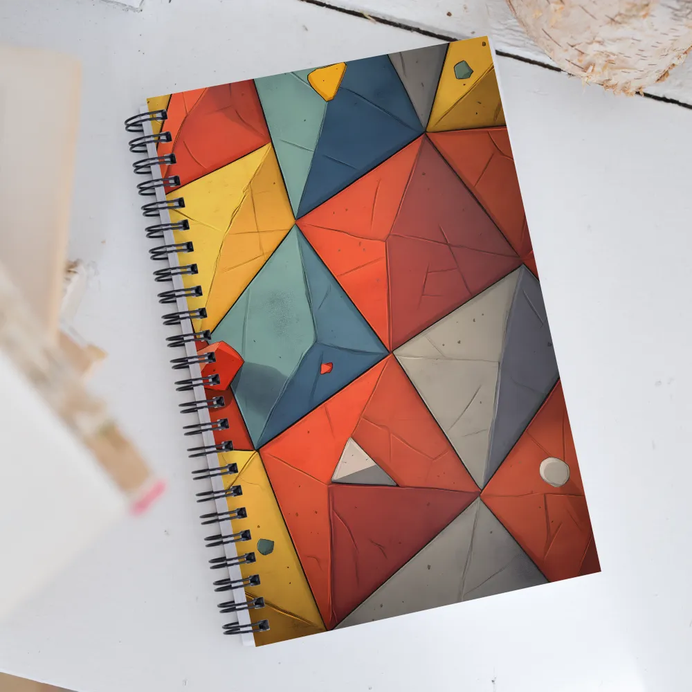 Geometric Harmony | Spiral Notebook