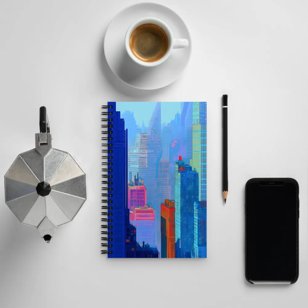 Urban Dreamscape: A Futuristic City | Spiral Notebook