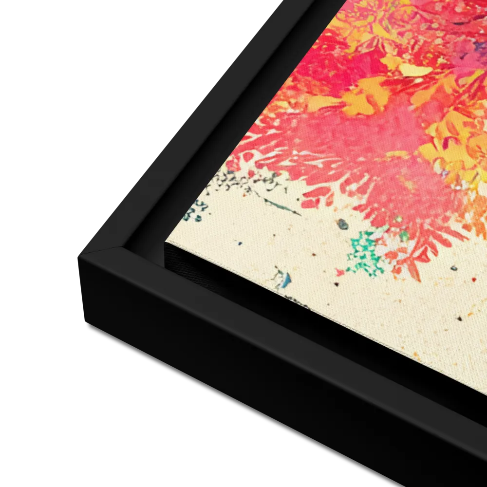 Whispers of Urban Dreams | Canvas with Black Frame | 24″×36″