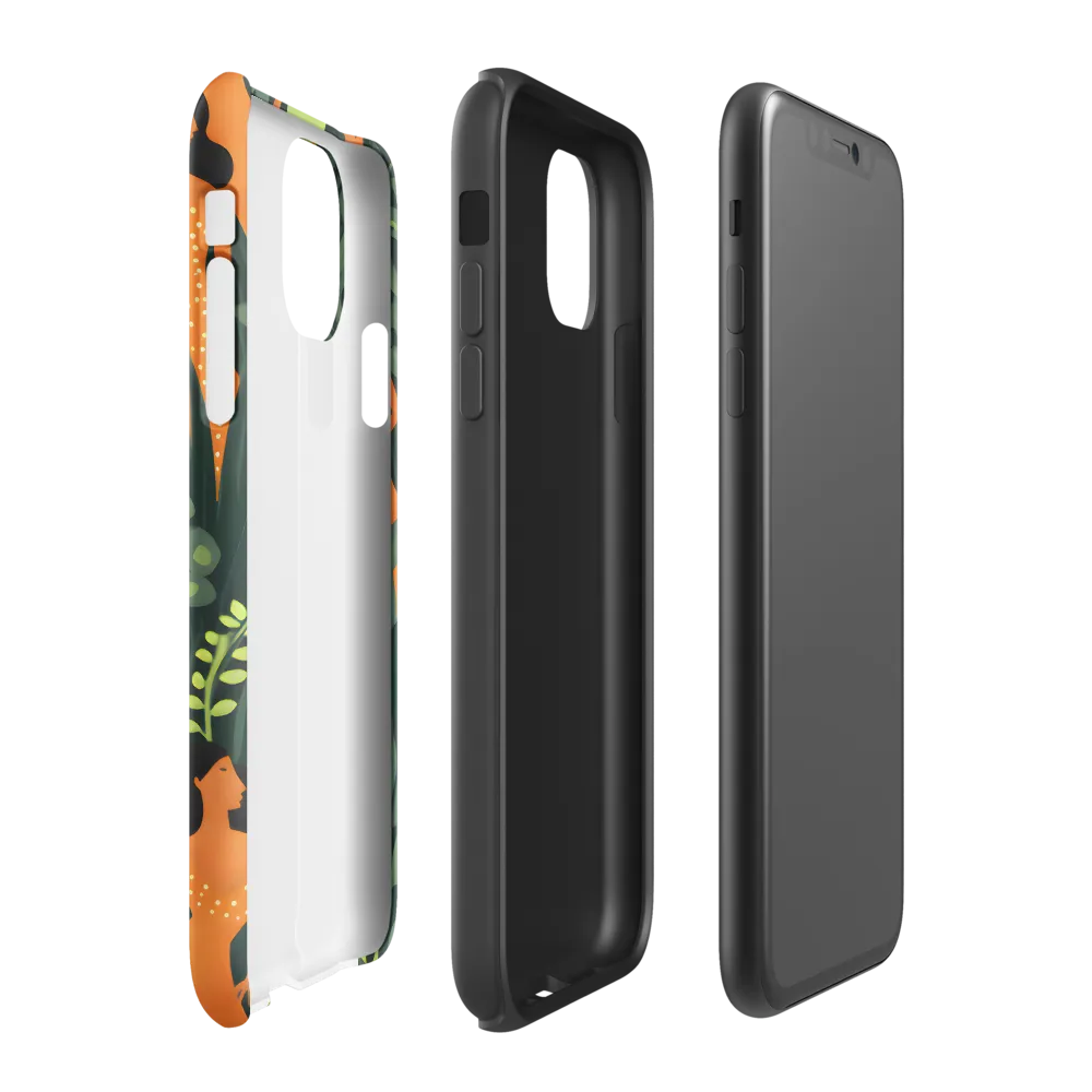 Playful Harmony in Patterns | Phone Case |  11 | Tough Case | Matte