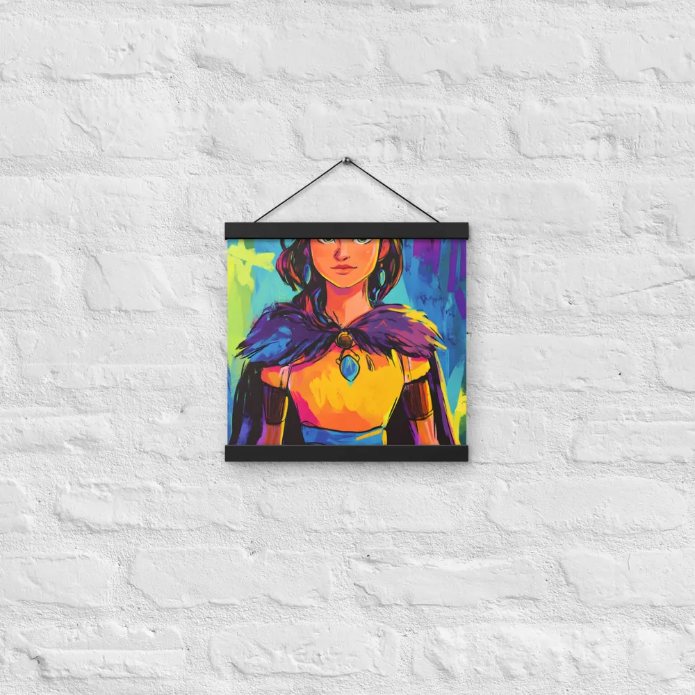 Guardian of Colors | Poster With Black Wood Hanger | 12″×12″