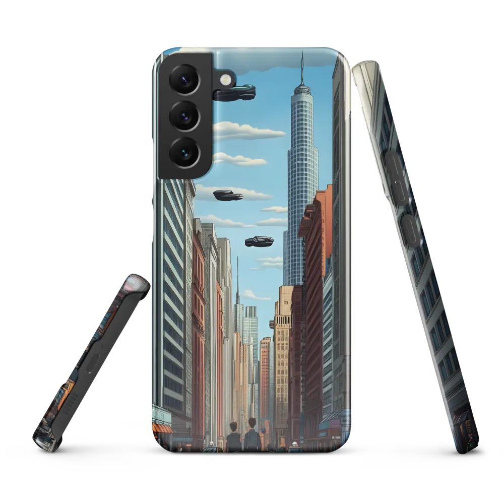 Futuristic Stroll through the Urban Skyline