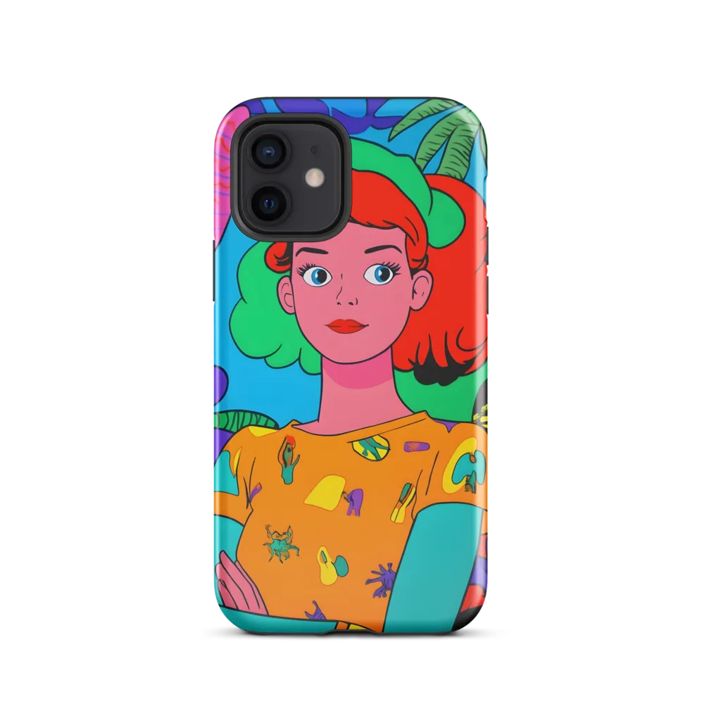 Tropical Vibes: A Playful Portrait