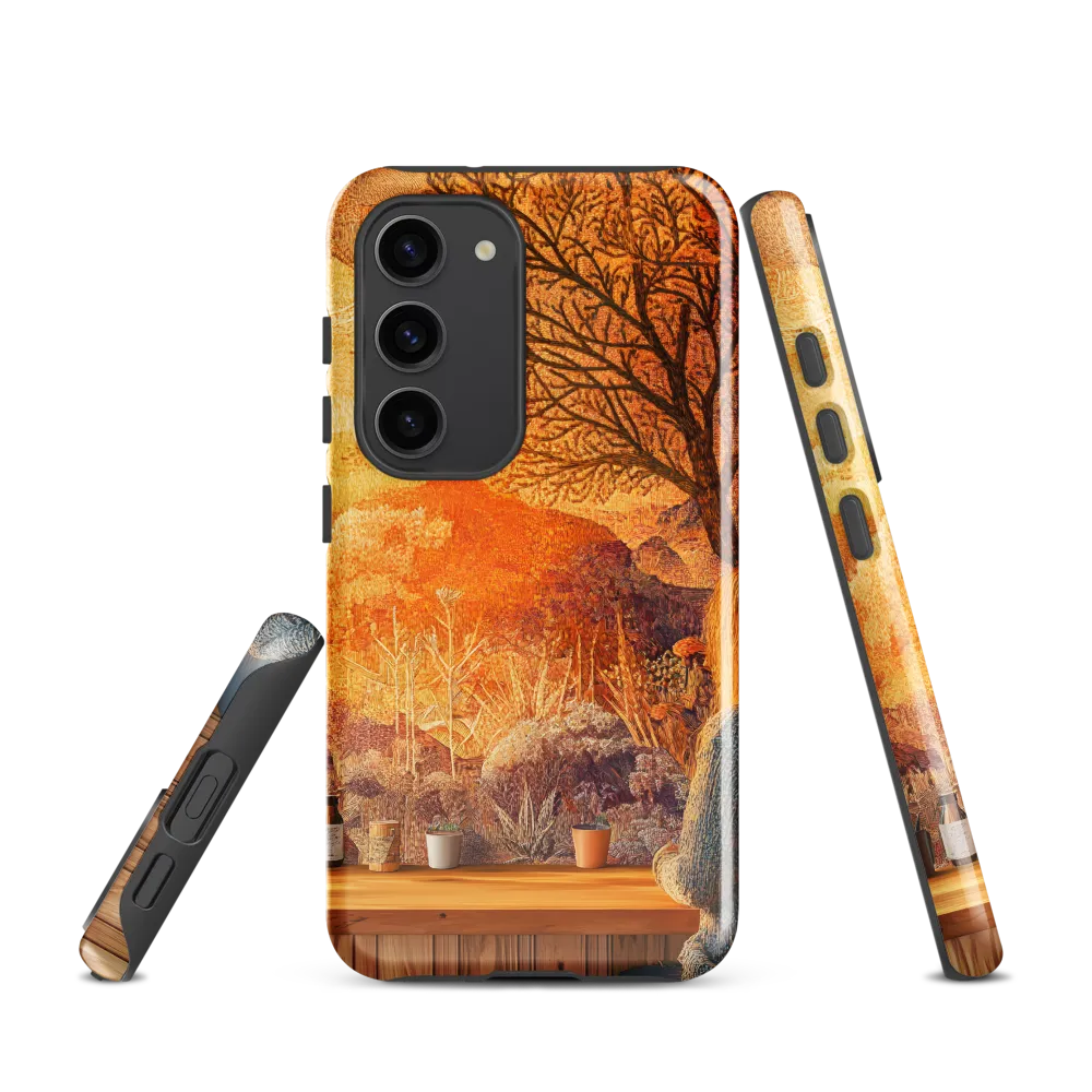 Whispers of a Golden Sunset | Phone Case |  S23 | Tough Case | Glossy